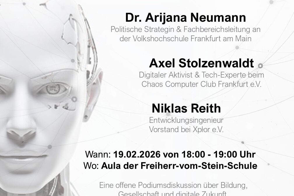Künstliche Intelligenz: Chance oder Risiko? | Podiumsdiskussion an der Freiherr-vom-Stein-Schule